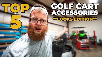 Top 5 golfkaraccessoires om het uiterlijk van uw kar te verbeteren! (Club Car, EZGO, Yamaha)