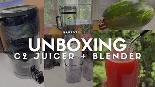 Can One Machine Really Juice and Blend? | Unboxing the Nama C2 Juicer + Blender