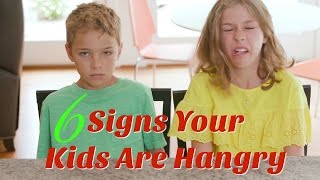 Six Signs Your Kids Are Hangry