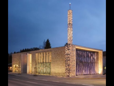 Wooden cubic Mosque | penzberg | Germany | beautiful mosque