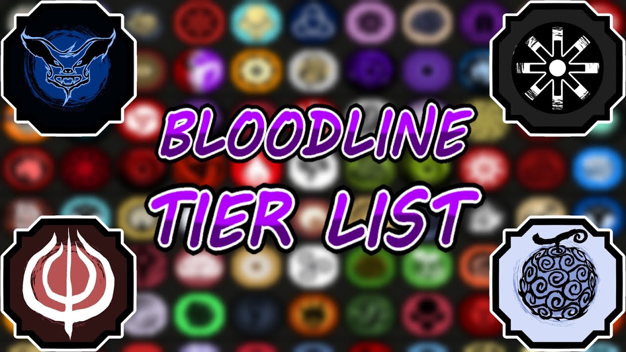 The bloodlines I have tier list