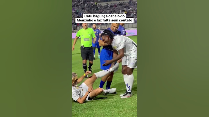 Tomei falta do Cafu: valeu cada segundo!