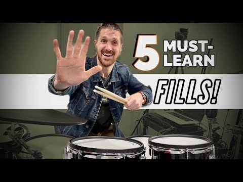 5 FILLS EVERY DRUMMER MUST LEARN (Drum Lesson 2023) - YouTube