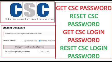 How to Get CSC New Password Online 2024 | Reset CSC Password Online #csc #cscvle #cscupdate #cscnews