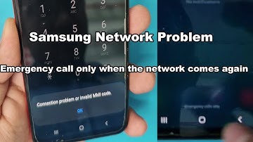 Samsung Network Problem | Emergency call only when the network comes again A10,A10s,A20,A30,A50,A51,