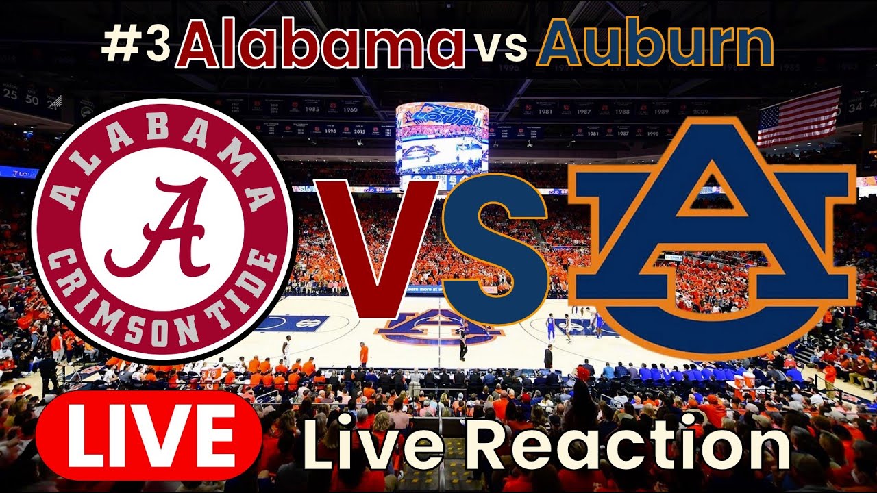#3 Alabama vs Auburn - UPSET ALERT - Live Reaction - YouTube