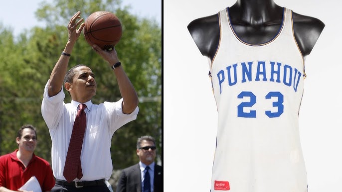 Barack Obama's high school jersey sale breaks record set by LeBron James'  jersey - Lakers Daily