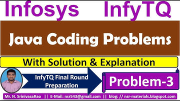 Java Coding Problems | InfyTQ Final Round Coding Problems | Number Based Problem | Problem-3