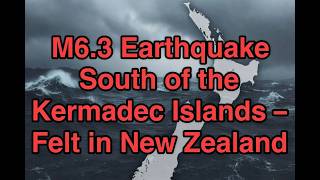 M6.3 Earthquake South of the Kermadec Islands – Felt in New Zealand
A magnitude 6.3 earthquake occurred on August 5, 2026 at 07:43:27 UTC south of the Kermadec Islands (33.806°S 179.473°E) at a depth of 226.1 km.
The quake was felt in parts of New Zealand’s North Island, but the Pacific Tsunami Warning Center issued no tsunami threat. USGS has assigned a Green PAGER alert, indicating low likelihood of casualties or significant damage.
Key details: • Magnitude: 6.3 • Location: South of the Kermadec Islands • Depth: 226.1 km • Time: August 5, 2026 – 07:43 UTC • Tsunami Risk: None
Stay informed with accurate, up-to-date earthquake reports.
#Earthquake #M63Earthquake #KermadecIslands #Kermadec #NewZealandEarthquake #PacificEarthquake #BreakingNews #NaturalDisaster #EarthquakeUpdate #SeismicActivity #DeepEarthquake #TsunamiWatch #USGS #Earthquakes #WorldNews #DisasterNews #MaryGreeleyNews M6.3 Earthquake South of the Kermadec Islands – Felt in New Zealand