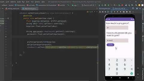 User input in Android Studio