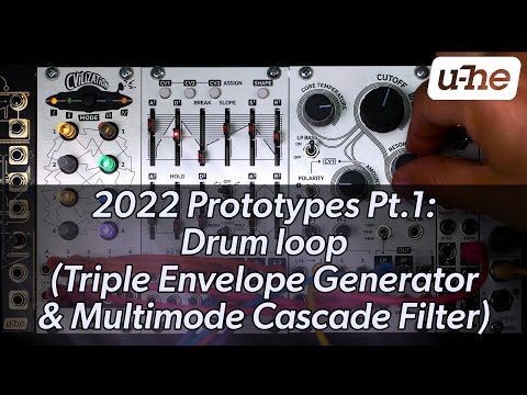 2022 Prototypes Pt.1: Drum loop (Envelope Generator & Cascade Filter)