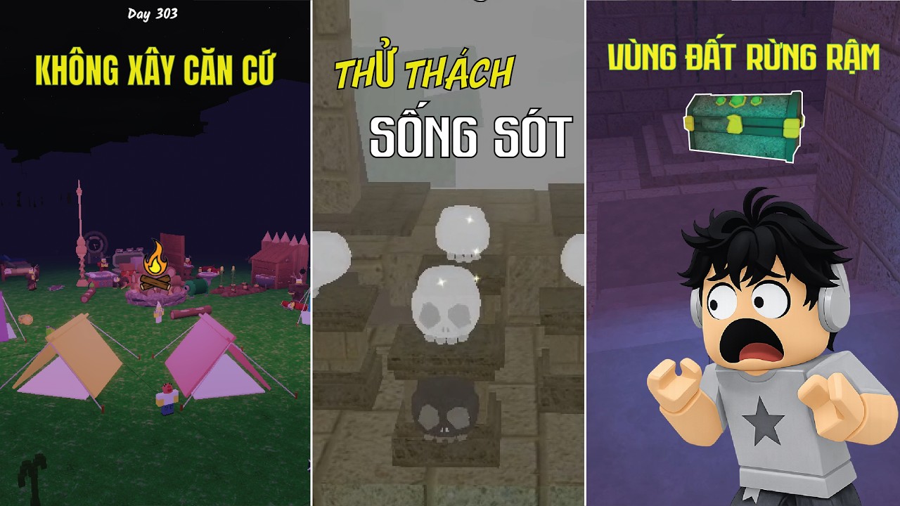Thử Thách Sống Sót 300 Ngày Và Khám Phá Vùng Đất Rừng Rậm Siêu Thú Vị 99 Nights In The Forest Roblox
