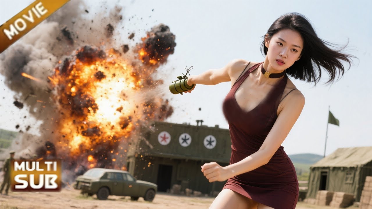 💥Женщина, переодевшись в солдата, крадет секретные файлы и взрывает японский штаб одной бомбой!