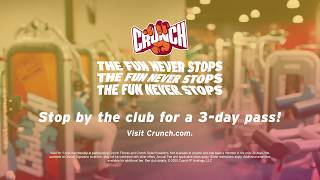 FREE 3-Day Pass to Crunch Fitness
