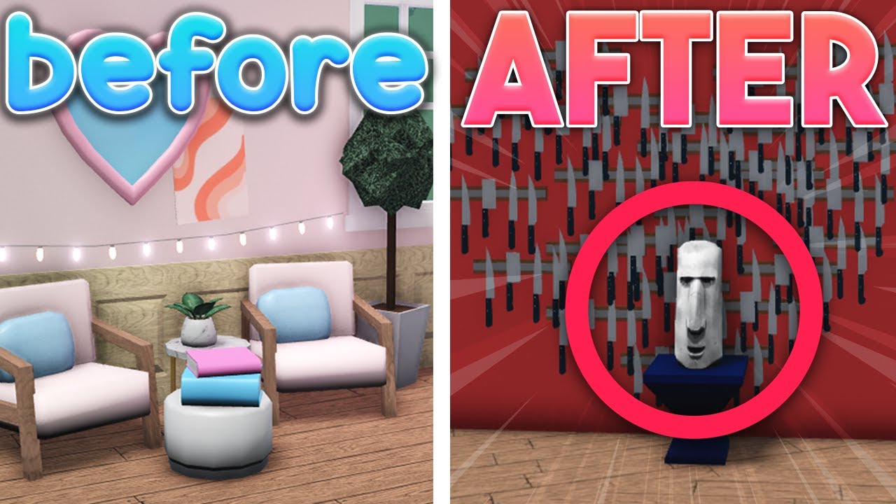 building with ash and panda in bloxburg is SCARY
