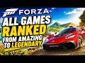 The Ultimate FORZA Ranking: From Amazing To Legendary