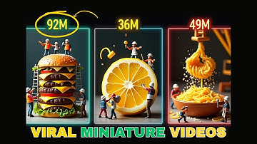 How I Create Tiny World Miniature Videos with AI (Make Money with Youtube)