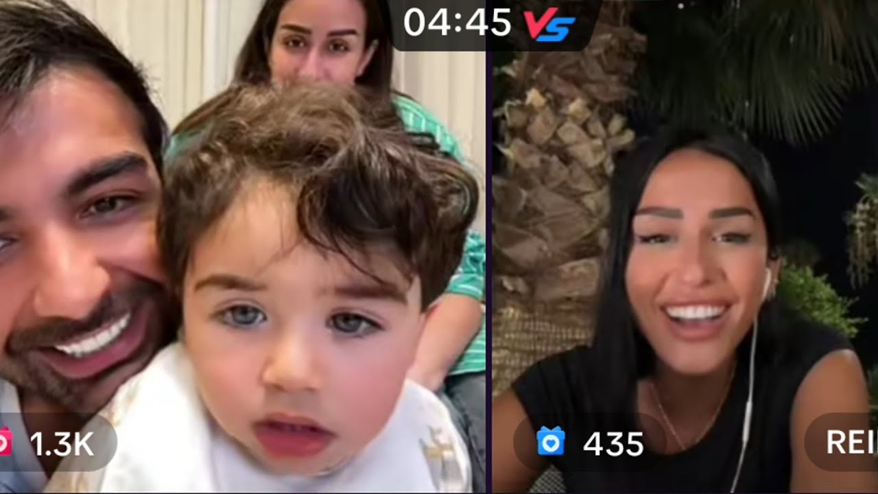 فرح الهادي وعقيل وابنهم ادم بث مباشر تيك توك !!