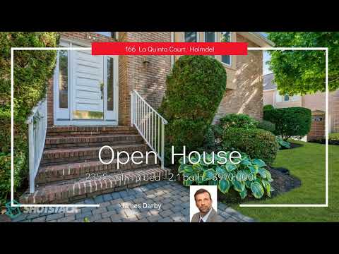 166 LA QUINTA COURT, Holmdel, NJ home video tour