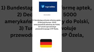Niemiecki dziennik telewizyjny @tagesschau 22 maja