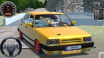 Modifiyeli Tofaş Şahin Doğan Sürüş Simülatör Oyunu - Etiket Tofaşk - Köy Yolu #13 - Android Gameplay