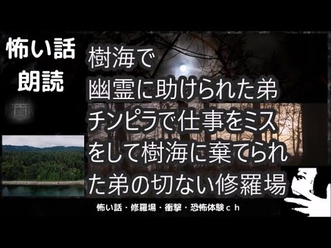 樹海で遭遇した異界の住人…死の淵から帰還した弟が語る真実・怖い話女性朗読・修羅場不思議体験