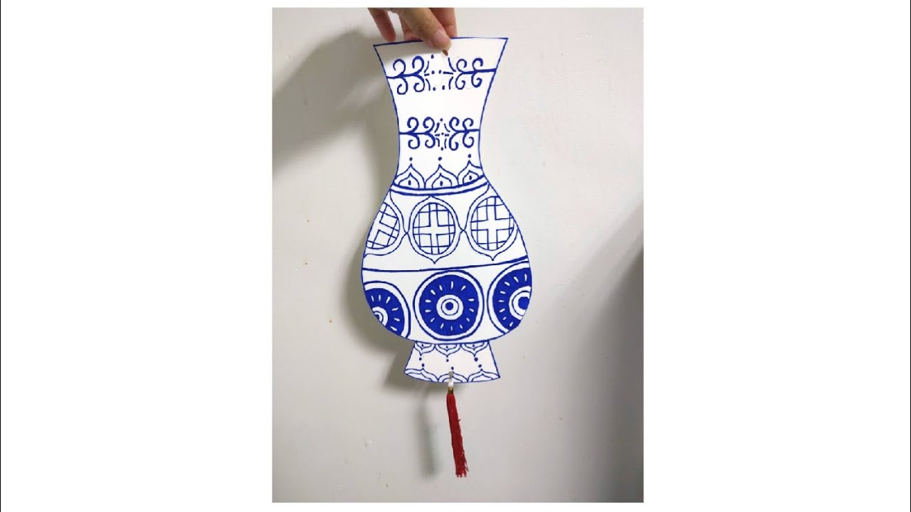 品品手作 超簡單手繪質感青花瓷掛飾 By Gwyneth品品 Youtube