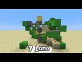 Minecraft Redstone Showcase: 1x1 Secret Horizontal Piston Door (aka. Trapdoor)