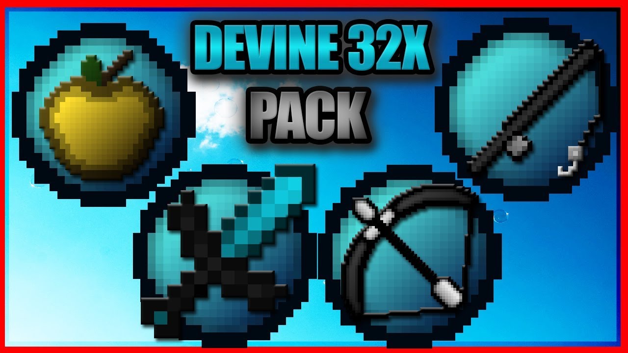 Minecraft PvP Texture Pack l Devine 32x [1.7/1.8] ★ - YouTube