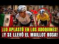 ¡ISAAC DEL TORO HIZO SUFRIR AL CICLISTA MÁS COMPLETO DEL MUNDO EN LOS ADOQUINES DE SIENA!