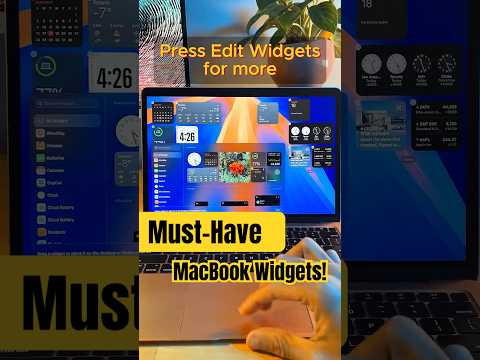 Macbook Widgets: Start Using them Now