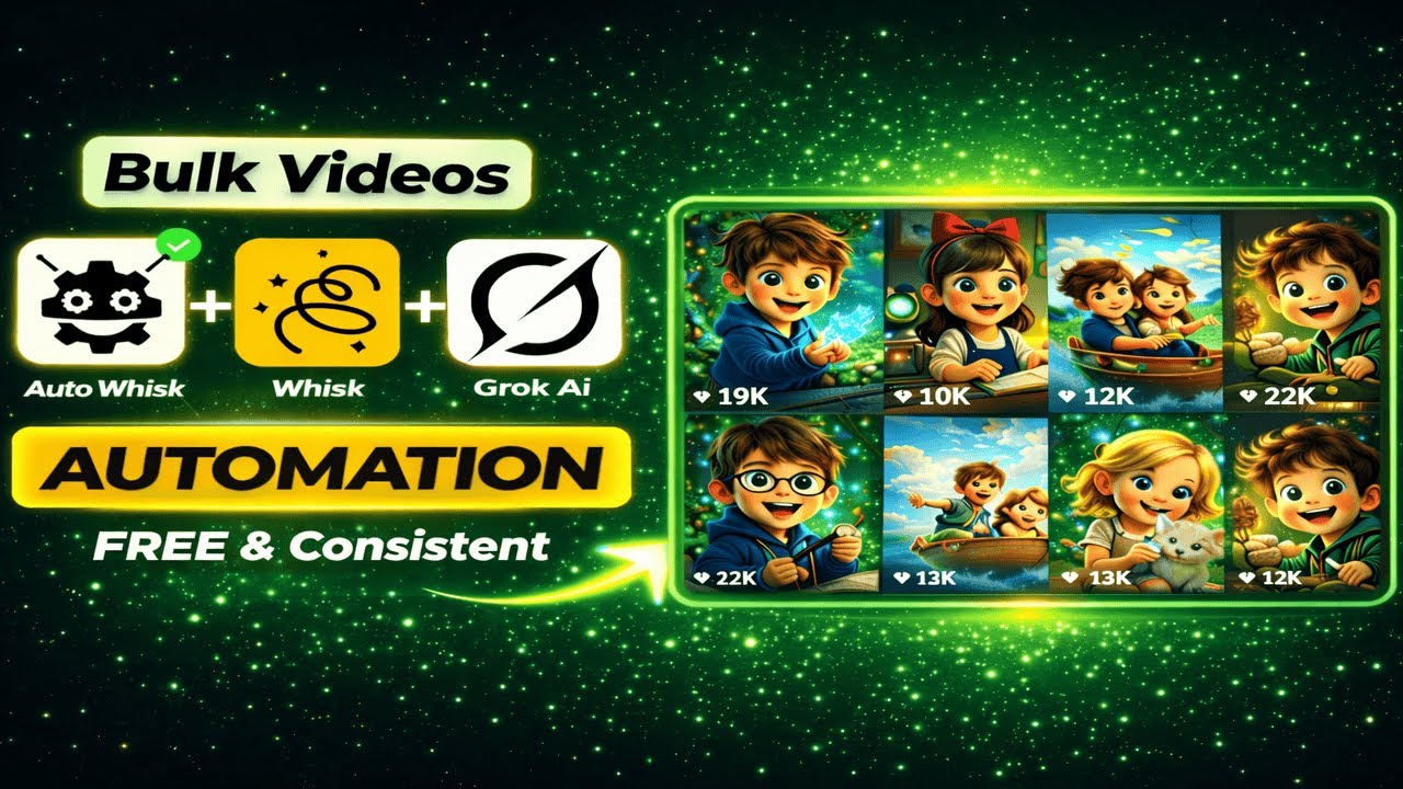 How I Created Unlimited 3D PIXAR Videos in Bulk with One Click | Part 3