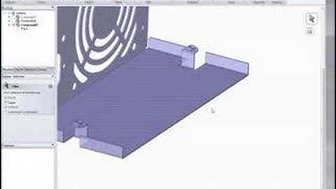 Modifying a SolidWorks sheetmetal assembly in SpaceClaim