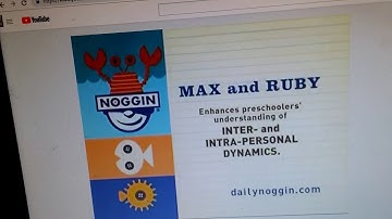 Noggin Max and Ruby Curriculum Board