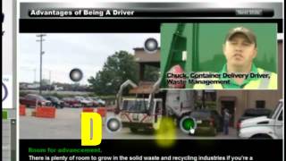 Solid Waste & Recycling Driver Trailer