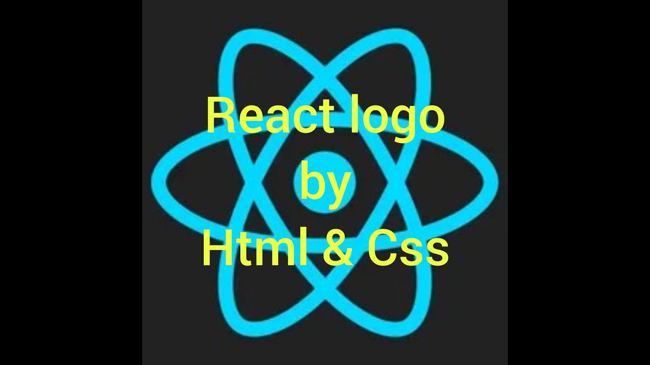 Create React Logo by Pure Html & Css