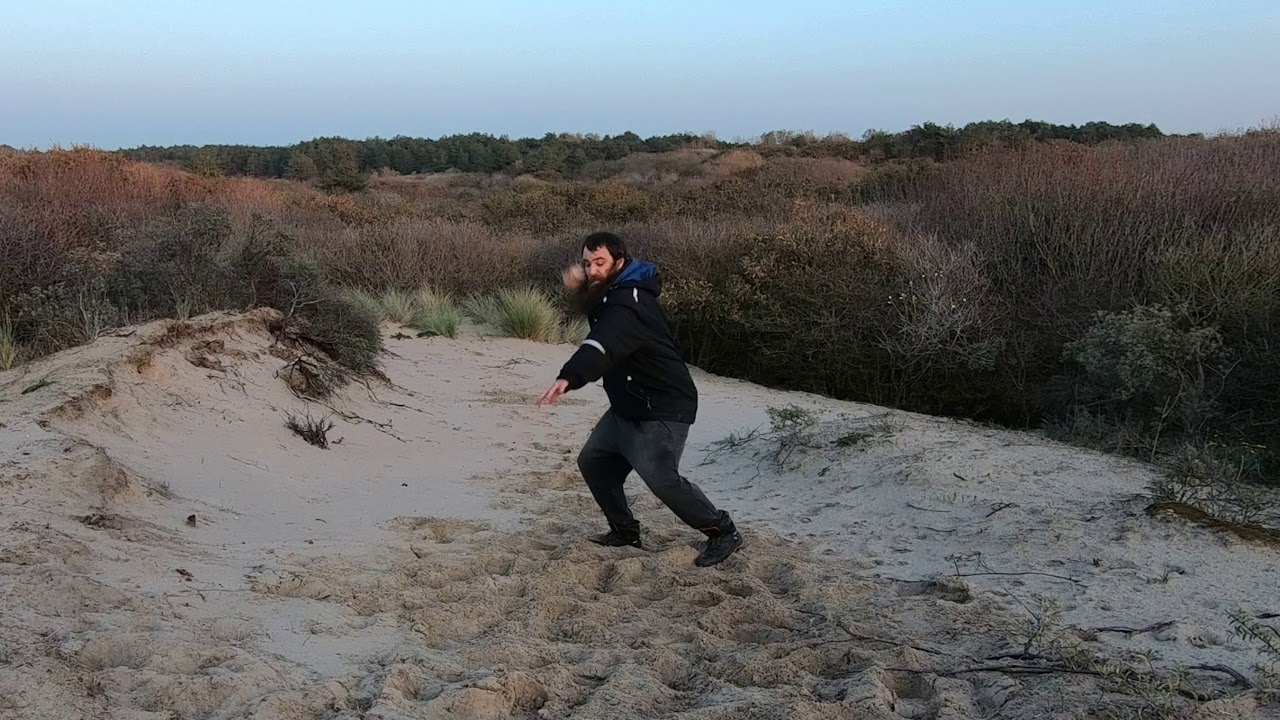 One very hard jumping downwards stone throw with the right hand - YouTube
