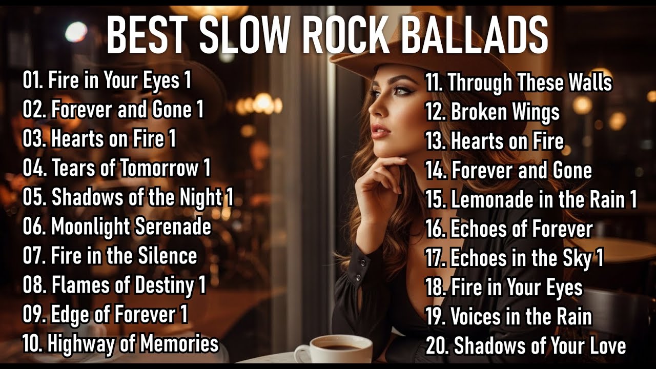 Best Slow Rock Ballads of the 80s & 90s | Classic Rock Love Songs ...