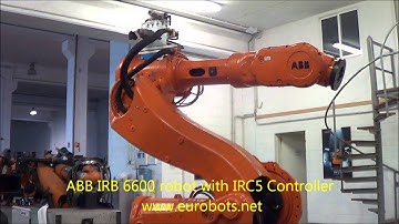 ABB IRB 6600 WITH IRC5 CONTROLLER AT EUROBOTS