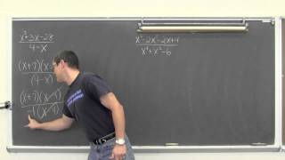 Rational Algebraic Expressions Simplified