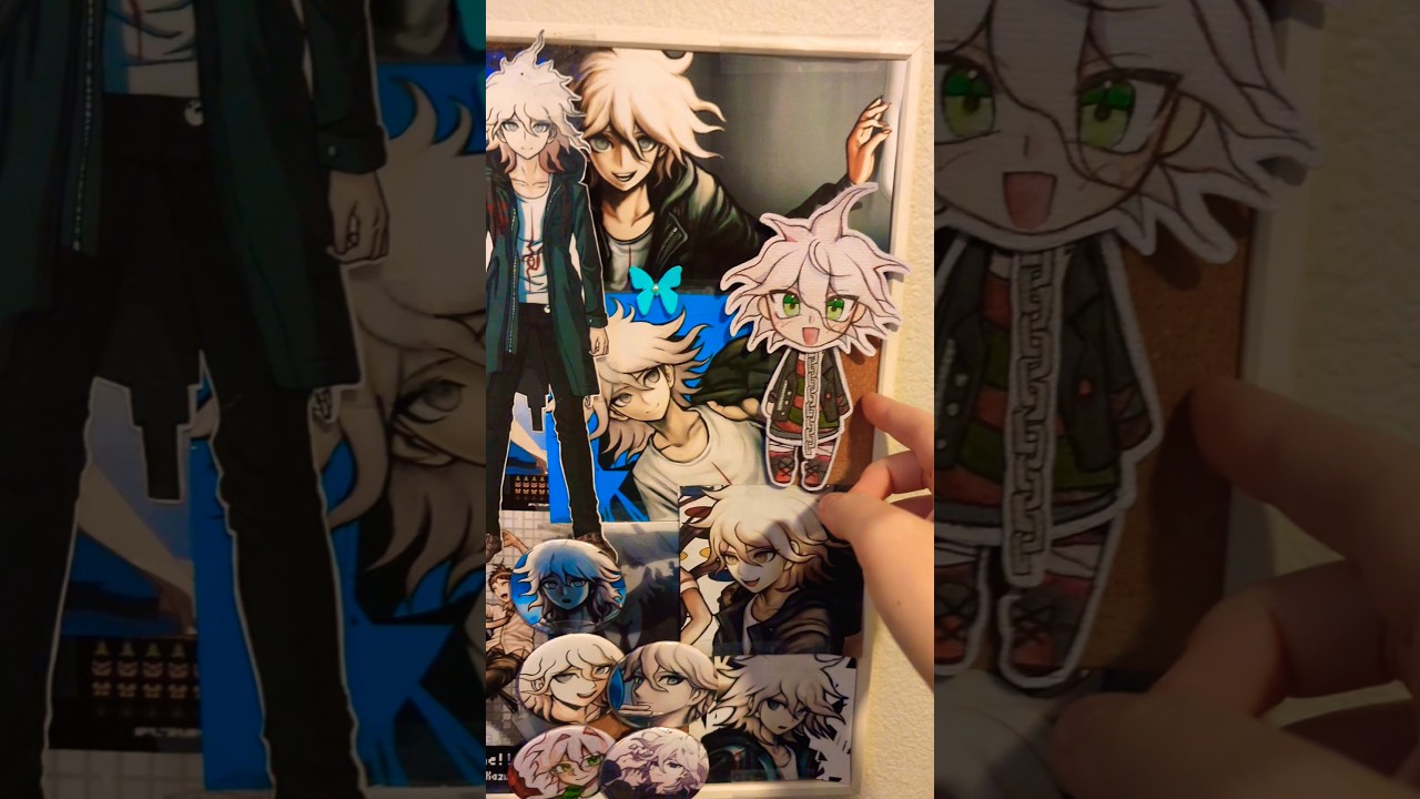 Nagito moving paper thing 😼 