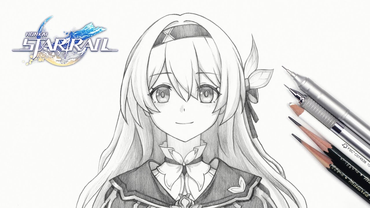 如何畫流螢 | 崩壞 | 星穹鐵道 | 畫畫教學 | How to draw Firefly | Honkai | Star Rail | drawing tutorial | 動漫 | 遊戲