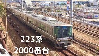 223系2000番台新快速姫路行き朝霧駅通過
