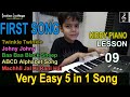 First piano song for kids twinkle twinkle  how to learn songs easily  lesson 09  indian solfege