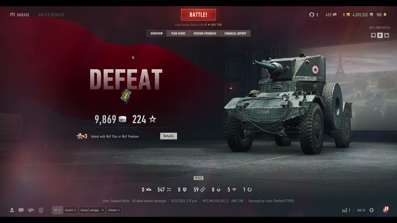 Struggling on World of Tanks using AMD 178B