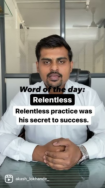 Relentless Meaning In Hindi Word Of The Day By Akash Lokhande YouTube relentless-meaning-in-hindi-word-of-the-day-by-akash-lokhande-youtube