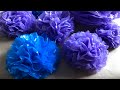 ПОМПОНЫ Цветы из ПАКЕТОВ Своими руками / How to make flowers / Waste material