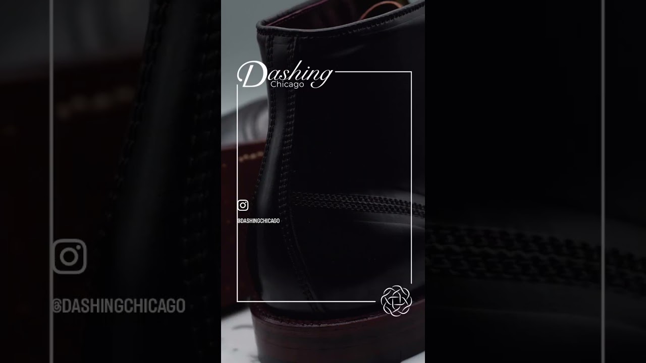 Dashing x Alden The Clybourn Boot color-8 shell cordovan 2x2 captoe 