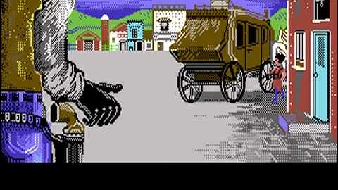 Commodore 64 Law of the West (1985) (Accolade)