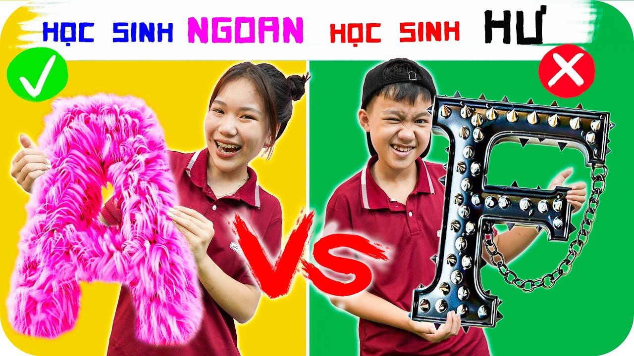 Học Sinh Ngoan - Học Sinh Hư | Min Min TV Minh Khoa